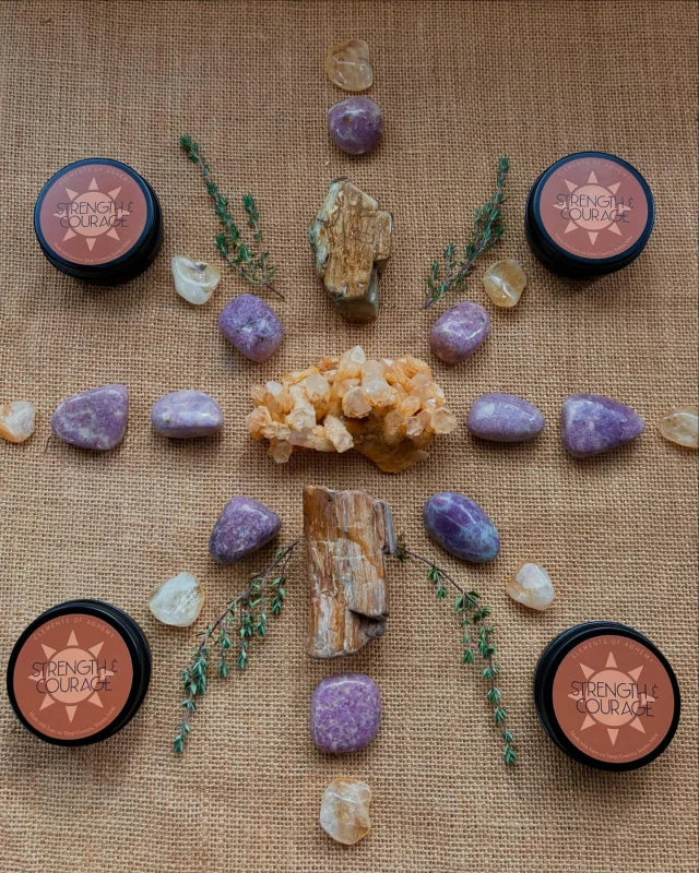 Strength and Courage Balm With Borage Flower Code