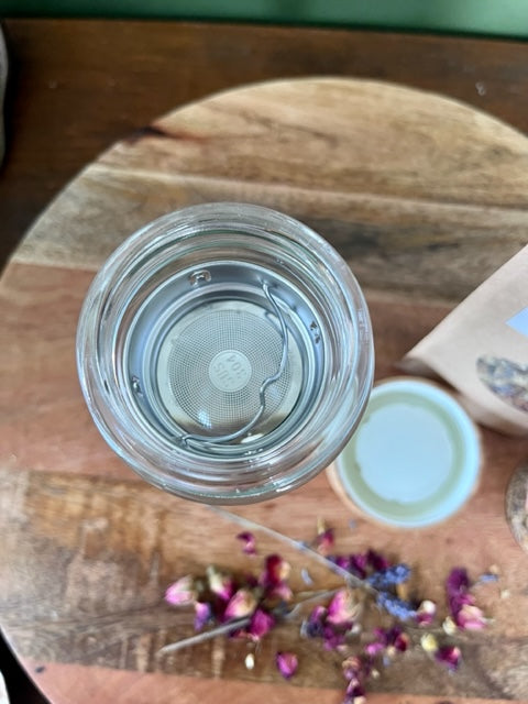 Tea Flask 450ml - Double Walled Glass