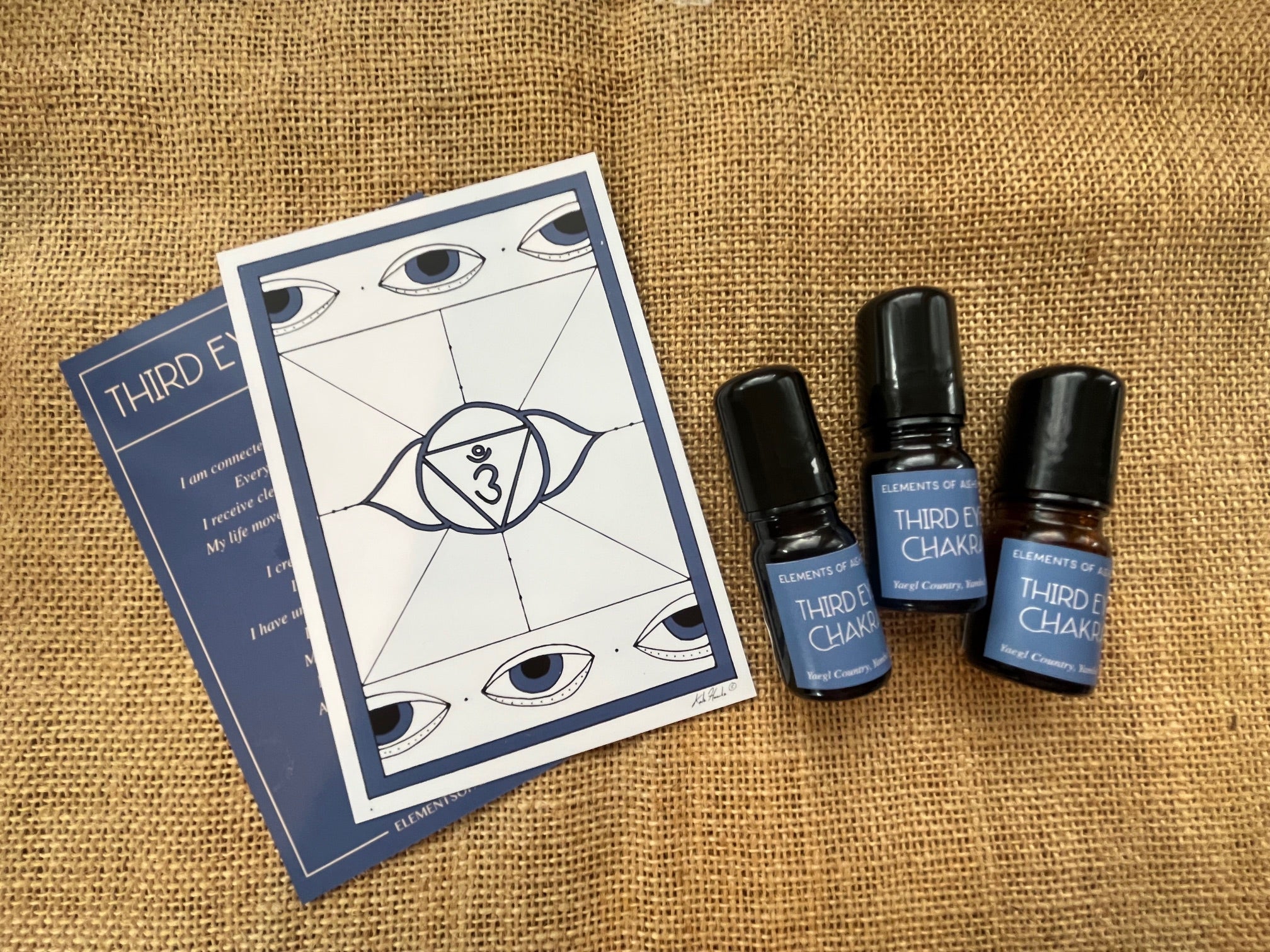 Third Eye Chakra Oil & Mantra Card