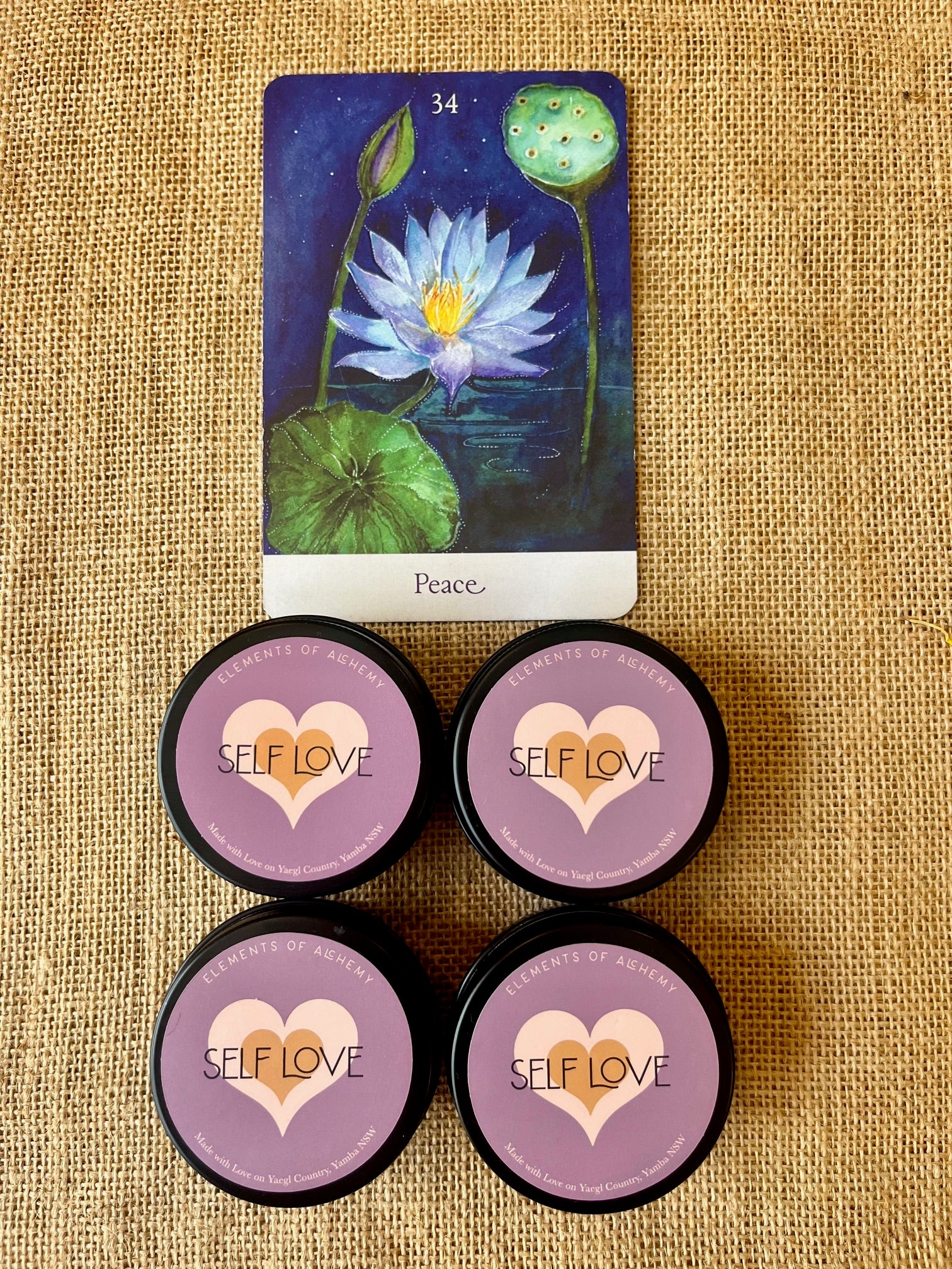 Self-Love Balm with Cherry Blossom Flower Code / Blue Lily FC 50G